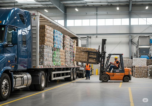 Recepção dos resíduos